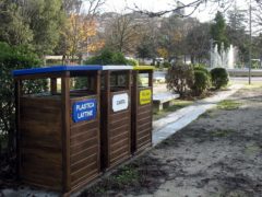 Raccolta differenziata ai Giardini Diaz di Macerata