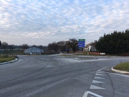 Bretella in corso di realizzazione a Villa Potenza