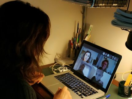 Videoconferenza a Macerata relativa all'iniziativa "QUIsSI CRESCE!"