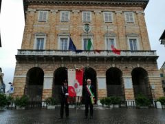 Commemorazione delle vittime del Coronavirus a Macerata