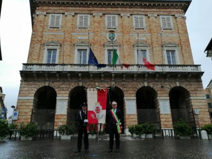 Commemorazione delle vittime del Coronavirus a Macerata