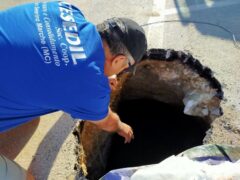 Voragine formatasi a San Severino Marche