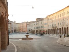 Piazza del Popolo a San Severino Marche