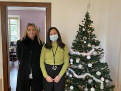 Francesca D'Alessandro in visita al laboratorio "Arti in gioco"