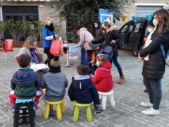 BiblioMacchina in piazza Mazzini a Macerata