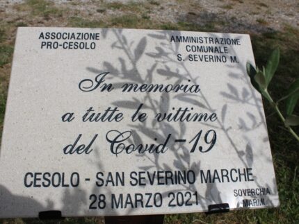 Commemorazione dei morti da Covid a San Severino