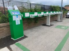 Colonnine per veicoli elettrici installate a San Severino