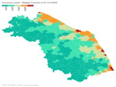 Consumo suolo nelle Marche, dati