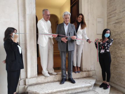 Inaugurazione a Macerata della mostra di Lorenzo Marini