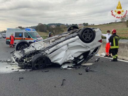 Incidente sulla A14 nei pressi di Civitanova