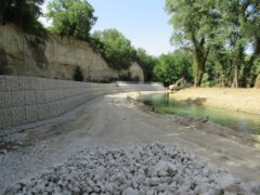 Interventi sul fiume Potenza a San Severino