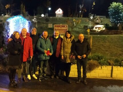 Natale nel quartiere Vittorio Veneto di Tolentino