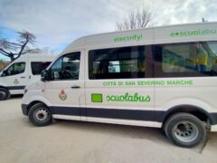Scuolabus in servizio a San Severino