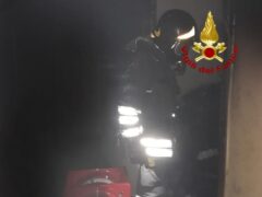 Incendio di un'abitazione a Macerata
