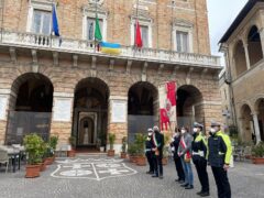 Cerimonia in ricordo delle vittime del Covid a Macerata