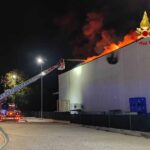 Incendio a Pollenza