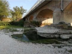 Ponte sulla Sp "Fermana" tra Morrovalle e Monte Sa Giusto
