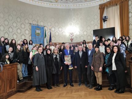 Studenti francesi ricevuti presso la Provincia di Macerata