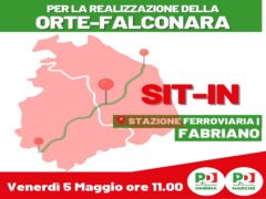 Sit in di protesta sul mancato raddoppio della Falconara-Orte