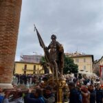 Processione nel centro di Camerino