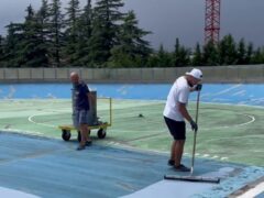 Rifacimento della pavimentazione della pista di pattinaggio di San Severino