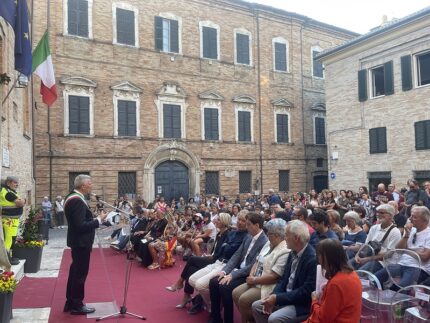 Cerimonia per la riapertura del plesso scolastico di San Vito a Recanati