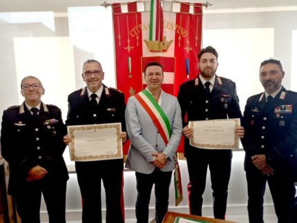 Attestato di Merito per due Carabinieri a Tolentino