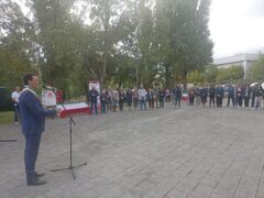 Inaugurazione a Tolentino dell'area dedicata alla solidarietà
