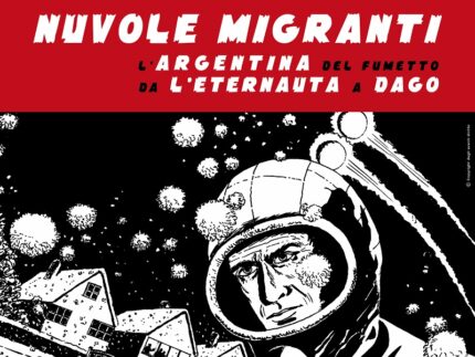 Locandina della mostra "Nuvole Migranti"