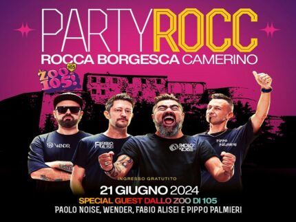 "PartyRocc" a Camerino