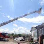 Incendio a Trodica di Morrovalle