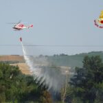 Elicottero anticendio dei Vigili del Fuoco