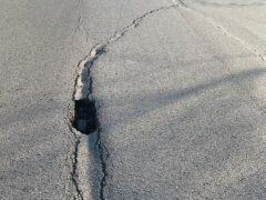Dissesto in Strada Collina a Tolentino