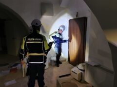 Sgombero e messa in sicurezza del convitto di piazza Marconi a Macerata
