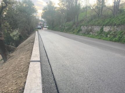 Lavori sulla Provinciale 61