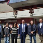 Inizio dei lavori al palasport "Chierici" di Tolentino