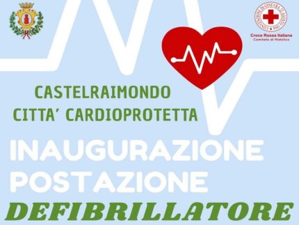 Inaugurazione defibrillatore a Casterlraimondo