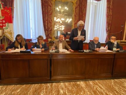 Conferenza a Macerata sull'inaugurazione di largo Li Madou