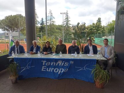 Presentazione della tappa tolentinate del torneo Tennis Europe