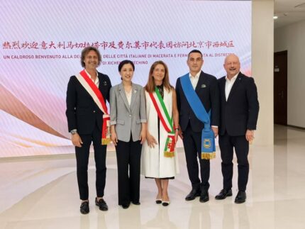 Delegazione maceratese a Pechino