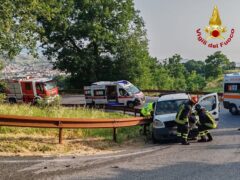 Incidente stradale a Tolentino