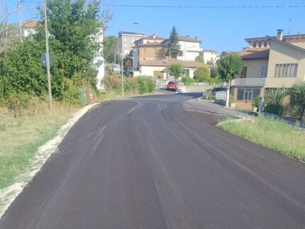 Lavori sulla Sp 44 a Loro Piceno
