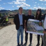 Sopralluogo sul sito del nuovo campus scolastico di Tolentino