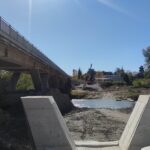 Lavori al ponte di Piediripa