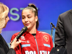 Sofia Raffaeli premiata alla Giornata delle Marche 2025 a Senigallia