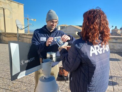 Centralina per la rilevazione dei pollini installata a Macerata