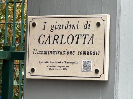 Giardini intitolati a Carlotta Parisani a Castelraimondo