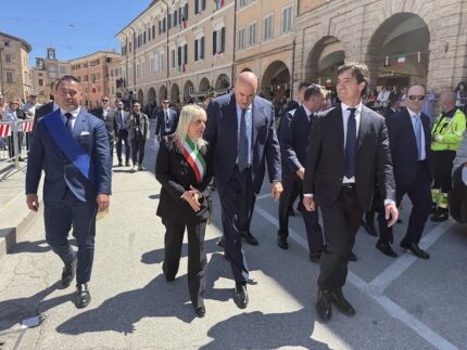 Il ministro Crosetto a San Severino