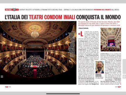 Servizio di Famiglia Cristiana sul teatro Feronia