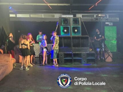 Festa non autorizzata a Piediripa